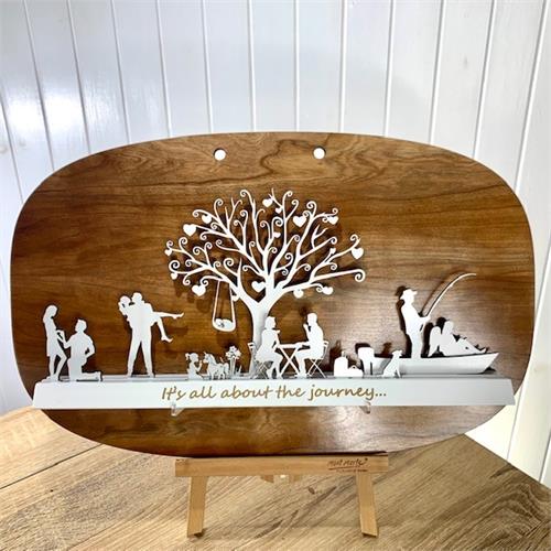 Backing Board For Family Figurines - from $54