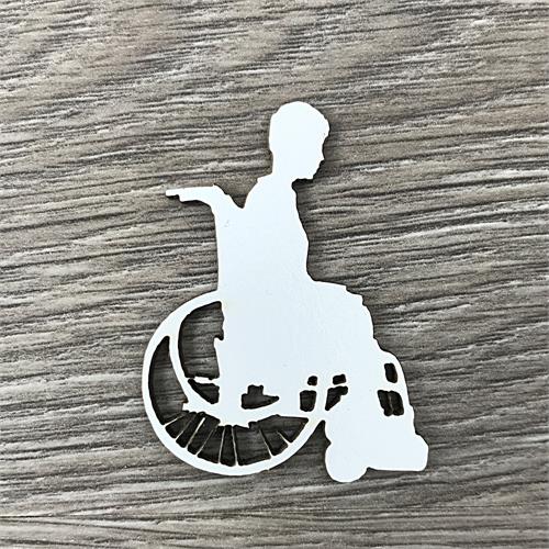 Boy in wheelchair