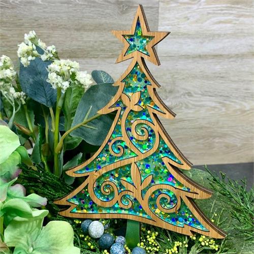 Green Sparkle Christmas Tree