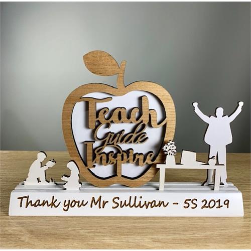 Male Teacher Thank you figurine